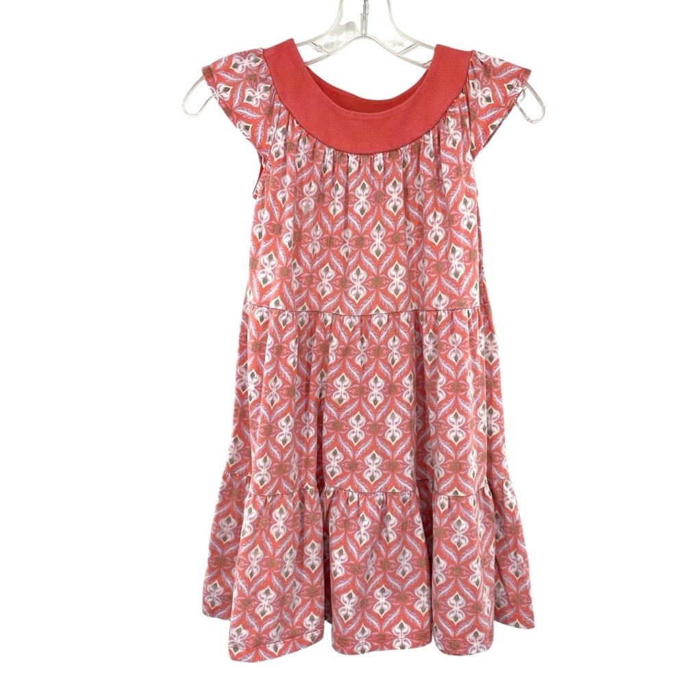 Tea Collection Pink Geometric Print Casual Play Dress